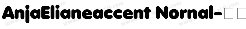 AnjaElianeaccent Nornal字体转换
